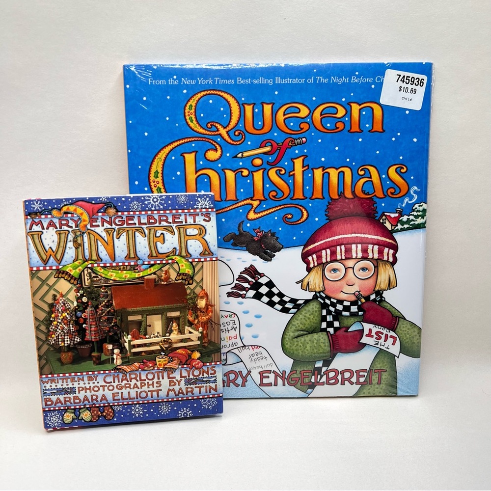 Mary Engelbreit Queen of Christmas Winter Books Paper Dolls